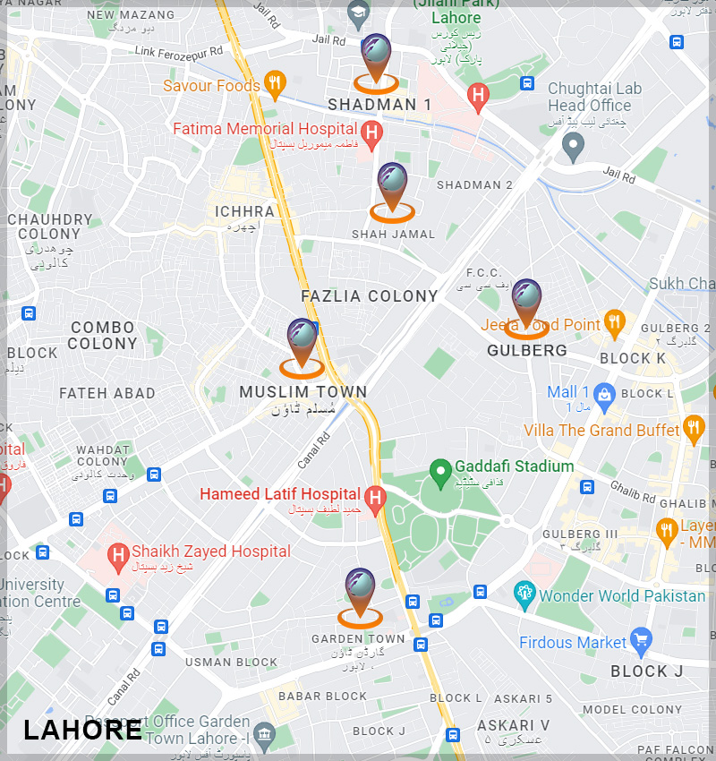 BVPL Planned Areas Lahore