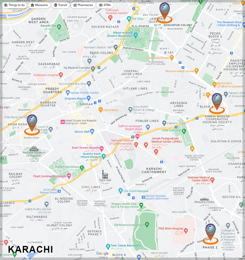 Karachi Map 